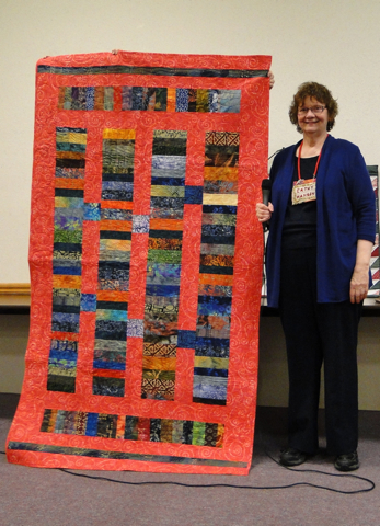 Cathy Hanson, "Wounded Warrior quilt"